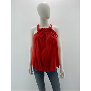 MM Couture NWOT Paprika Bow Accent Blouse